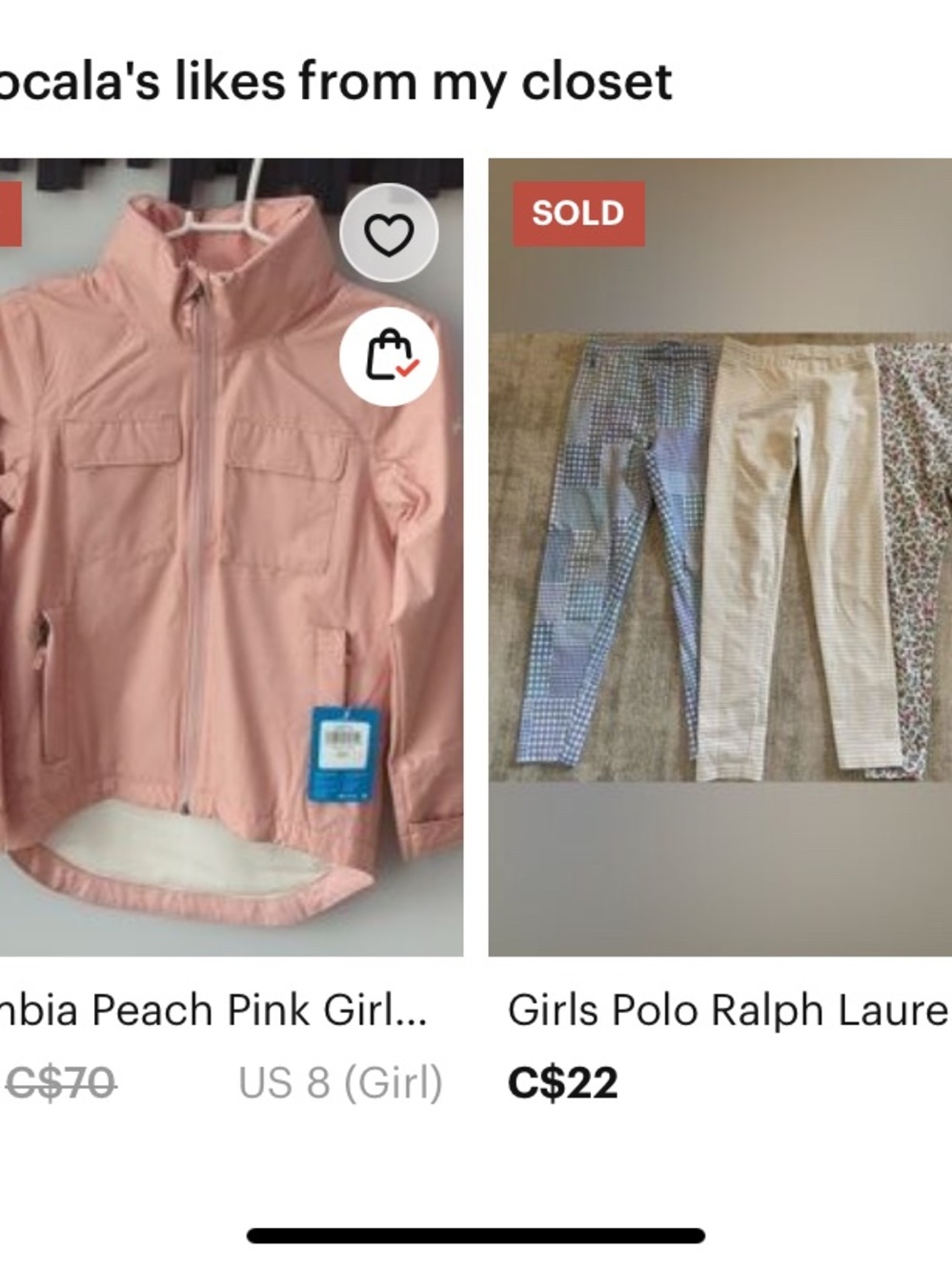 Ebocala’s bundle Jacket and leggings x 3
